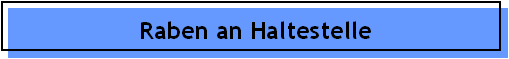 Raben an Haltestelle